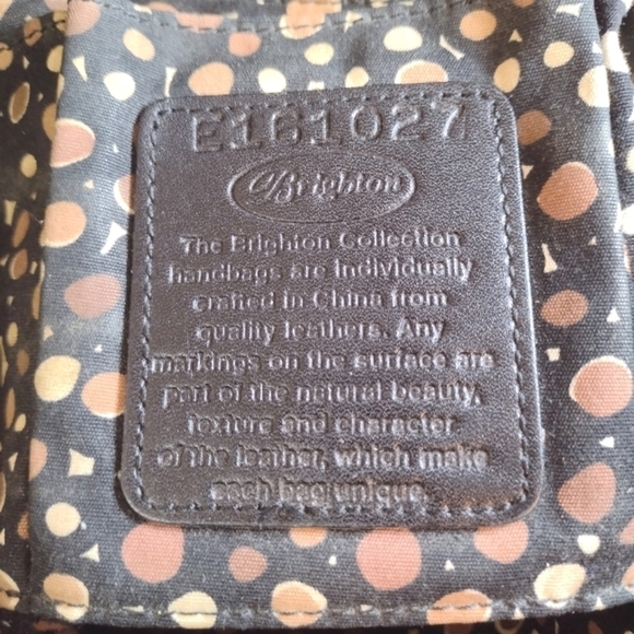 Brighton black pebble leather boho bag - Picture 6 of 10